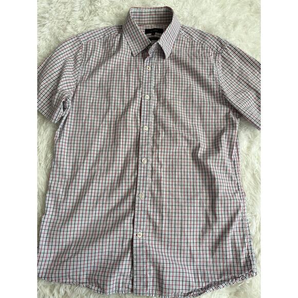 Olzen “ Dress Fit” Men’s Sz. 100 Checkered Classic Button Down. Fantastic Top - Picture 8 of 9